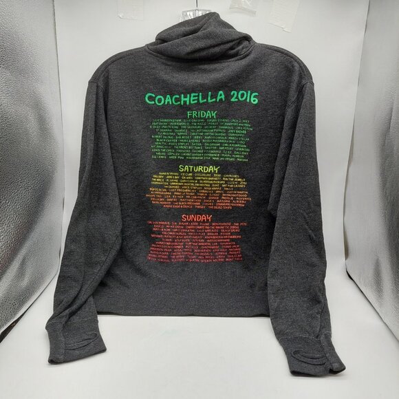 Coachella Hoodie 2016 Sweatshirt Hoodie Official w  Lineup Size Small - Picture 3 of 11